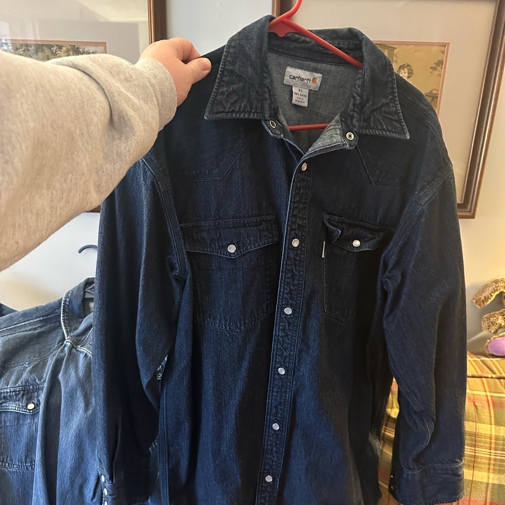 Carhart Denim Shirts- Bundle of 4